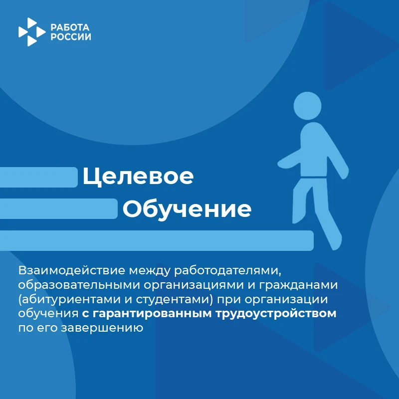 Целевое обучение - за учёбу студента платит его будущий работодатель. Он обязан трудоус...
