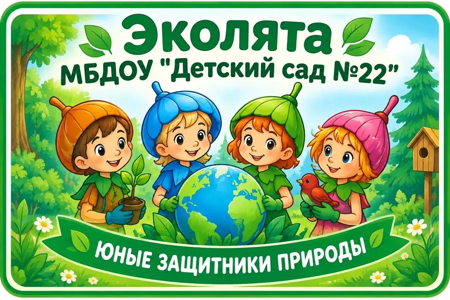 Мы — юные защитники природы! 🌲🌳🌱⁣
