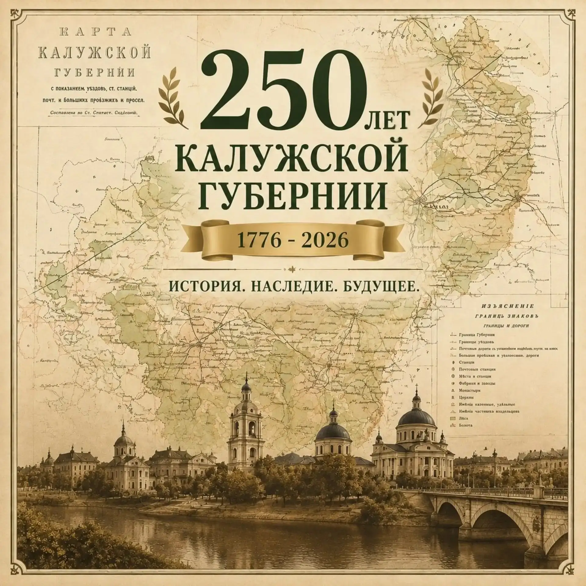 💚 Сегодня Калужской губернии – 250 лет!