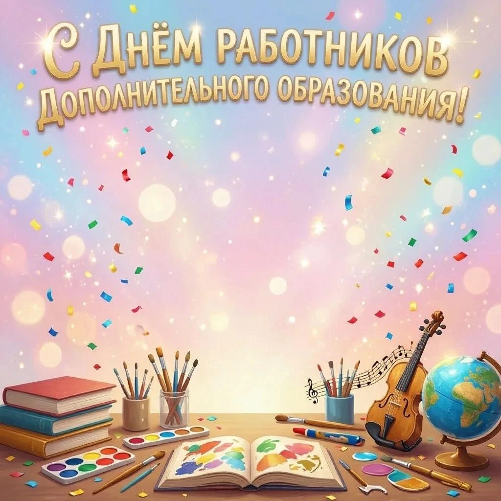 🎉 С Днём работников дополнительного образования!