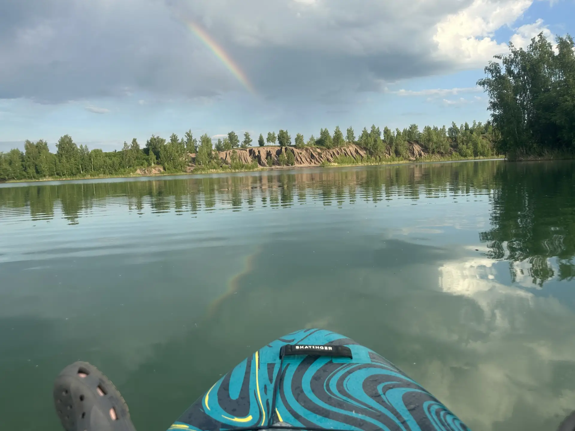 На выходных от души накаталась на сапе 🏄‍♀️ Прям урвали теплые дни. Провели прекрасные выходные на 