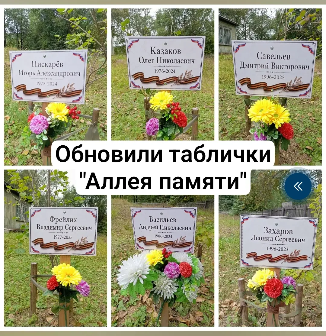 Живая память: на Аллее Героев появились именные таблички