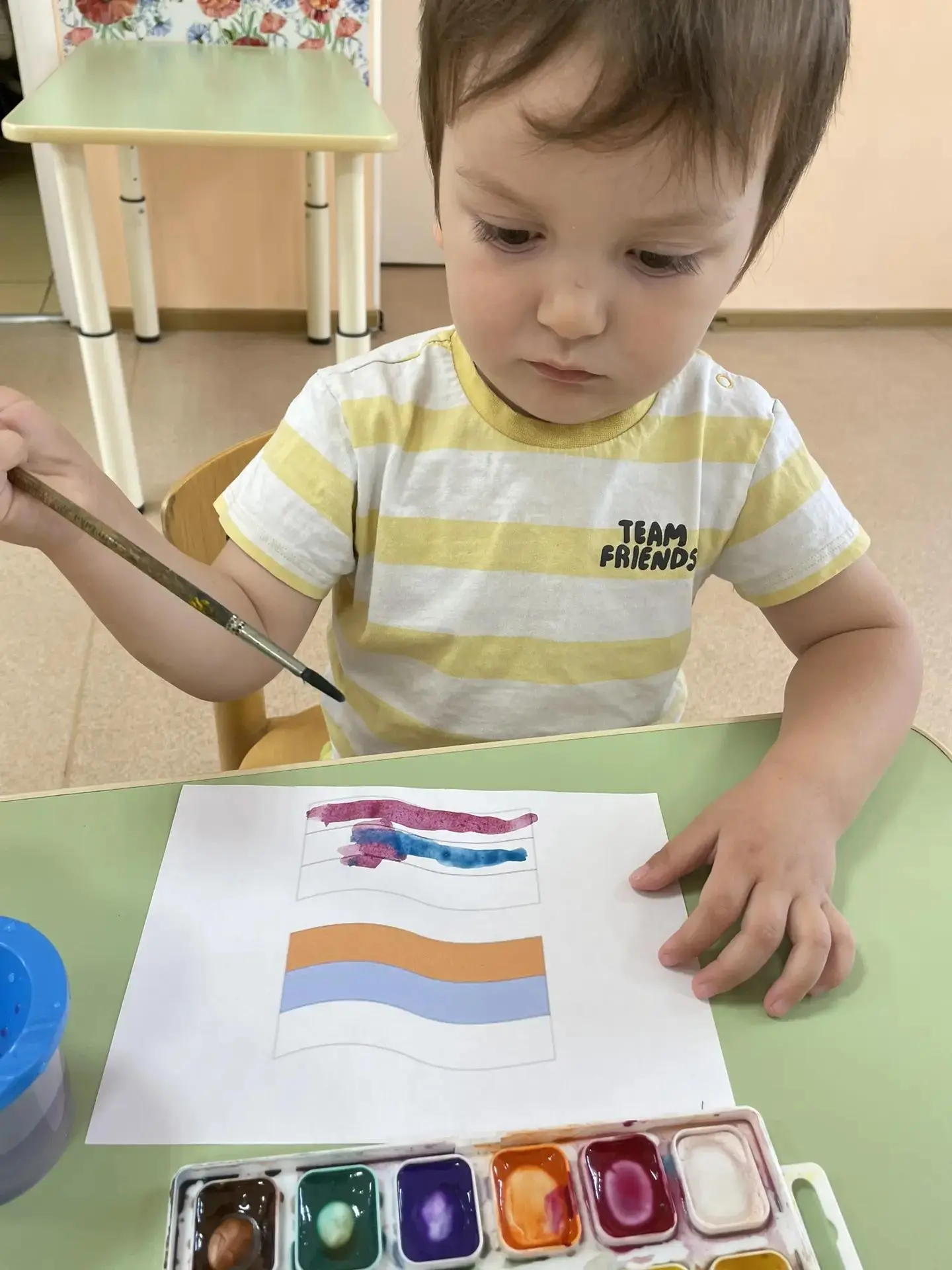 Наше праздничное занятие ко Дню Российского флага!🎨