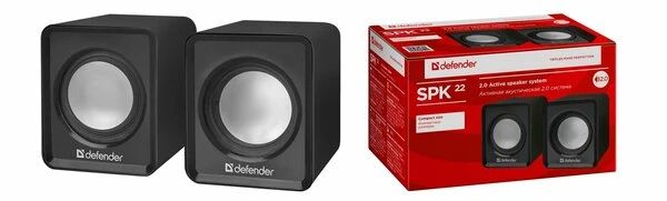 🔊Акустическая система 2.0 Defender SPK 22 черный 65503