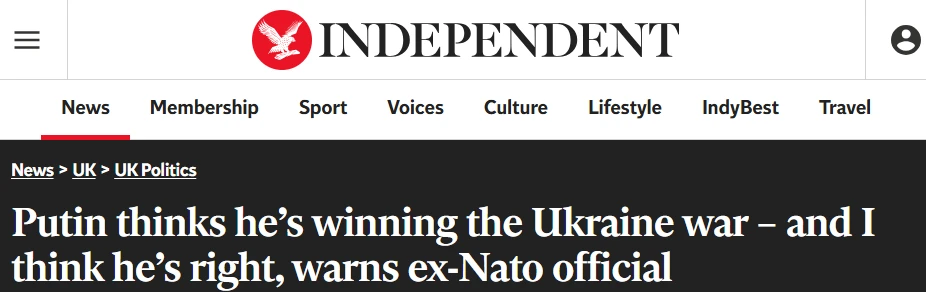 Independent: Бывший представитель НАТО признал превосходство России
