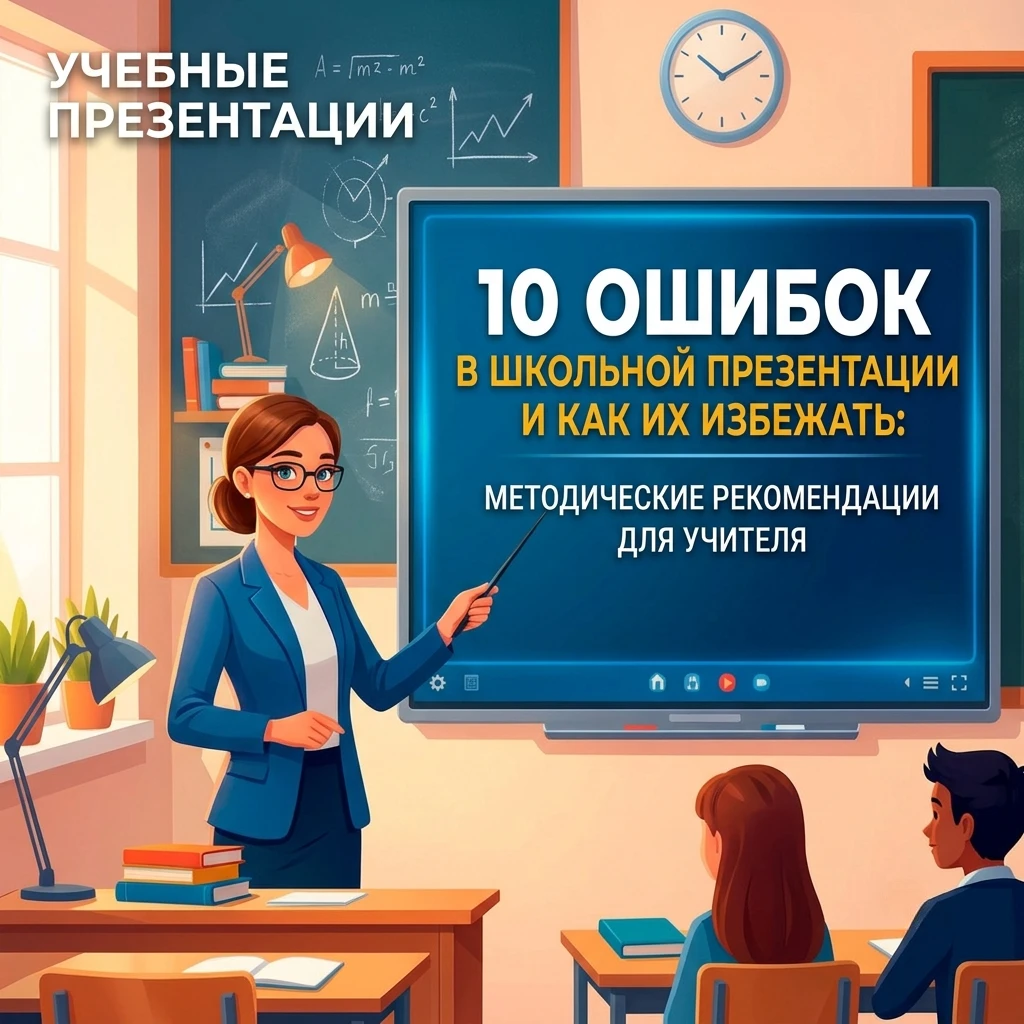 10 ошибок, которые убивают школьные презентации (и как их исправить) 🛑