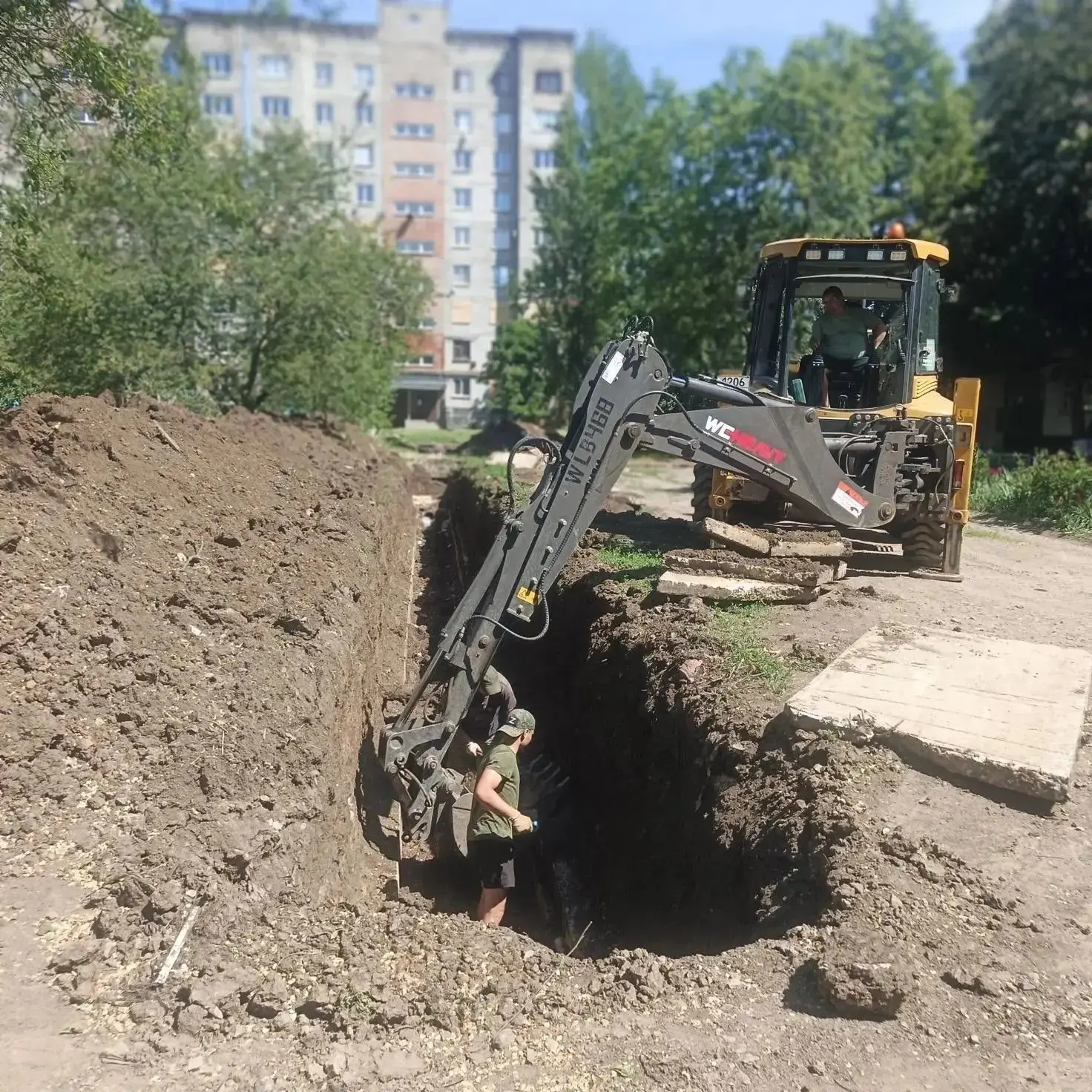 🏗 Калужская область продолжает восстановление коммунальной инфраструктуры в подшефном ...