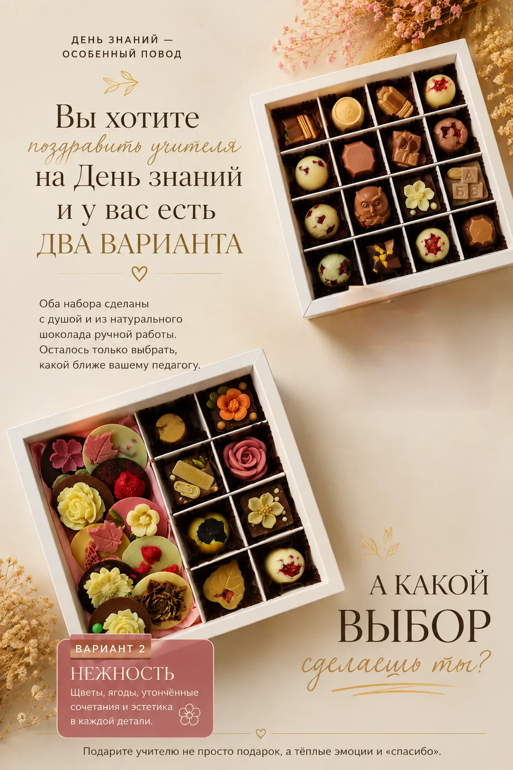 Что выберите для своего учителя? 📚