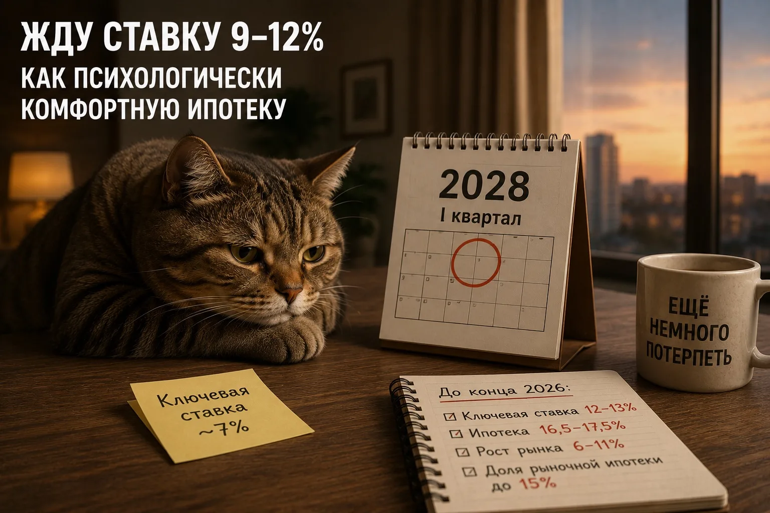 📌 Психологически комфортная ипотека может вернуться в 2028 году

По прогнозу сооснователя М2 Юлии Р