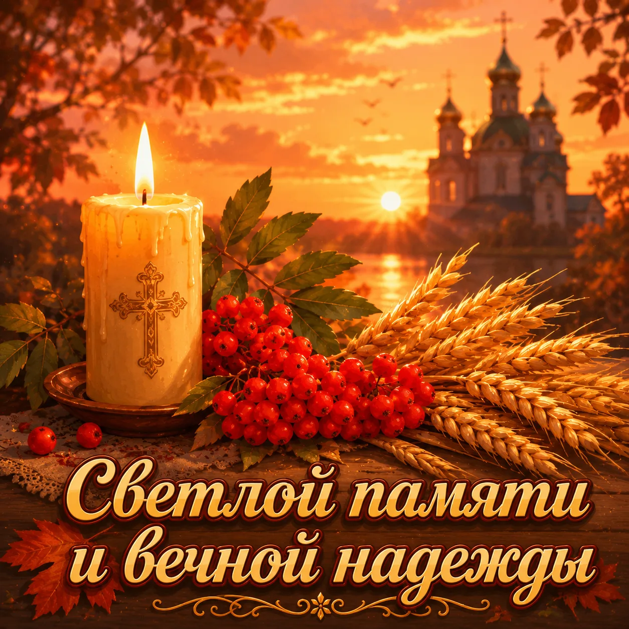 Друзья, день Успения подходит к концу.