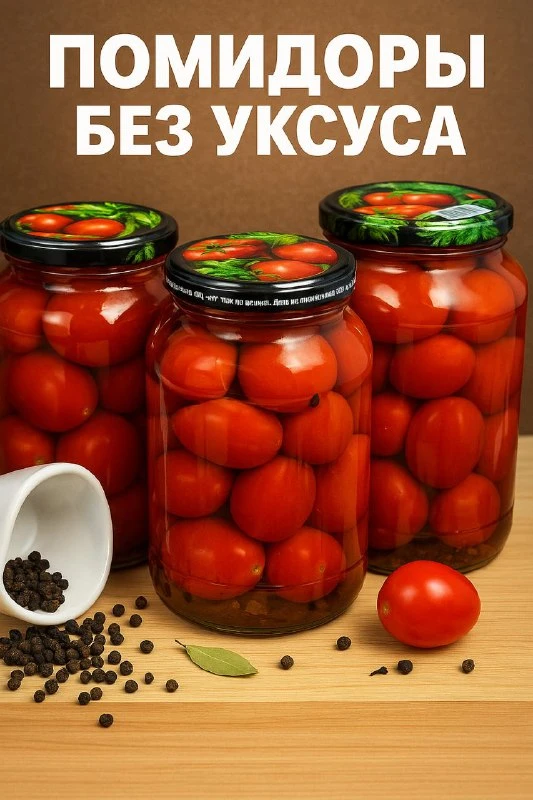 ПОМИДОРЫ БЕЗ УКСУСА