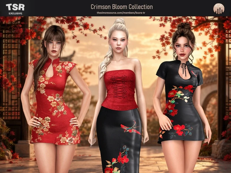 🌸 Коллекция Crimson Bloom 🌸