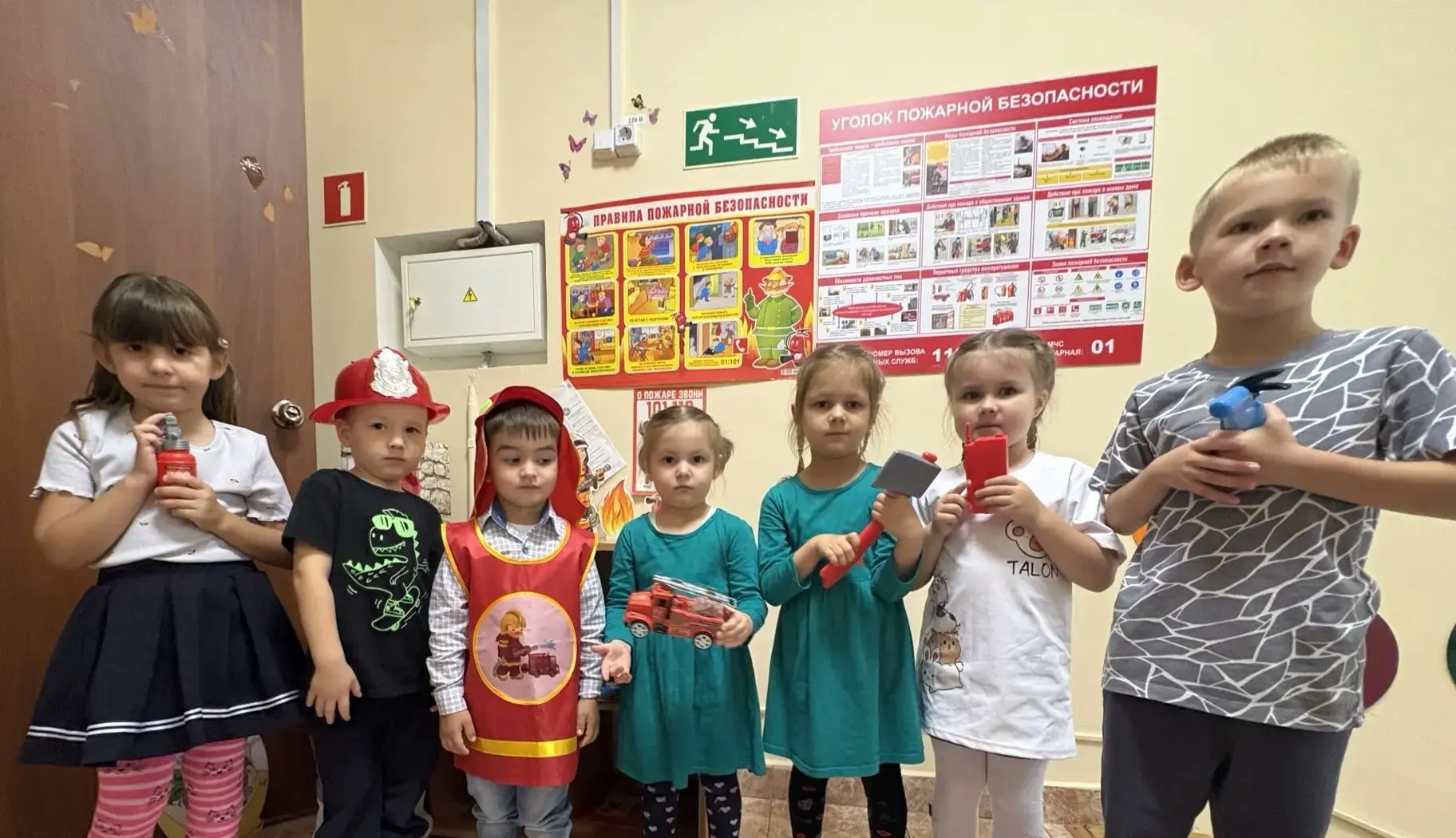 Бүген безнең балалар бакчасында Бөтенроссия куркынычсызлык культурасы турында ачык шөгы...