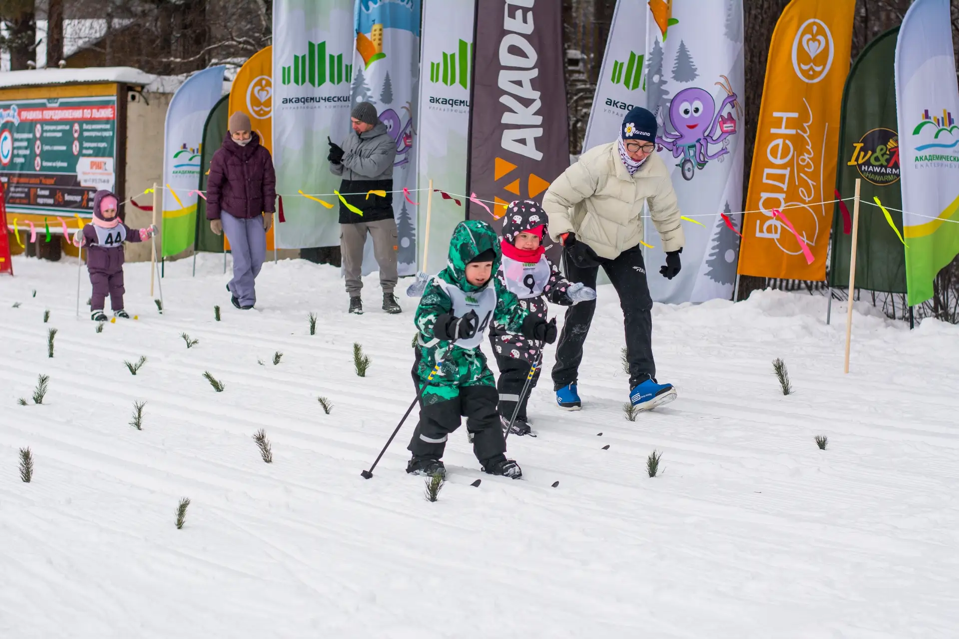 ⛷ Академический встал на лыжи: в рамках зимней спартакиады прошла массовая гонка  Второй этап зимней