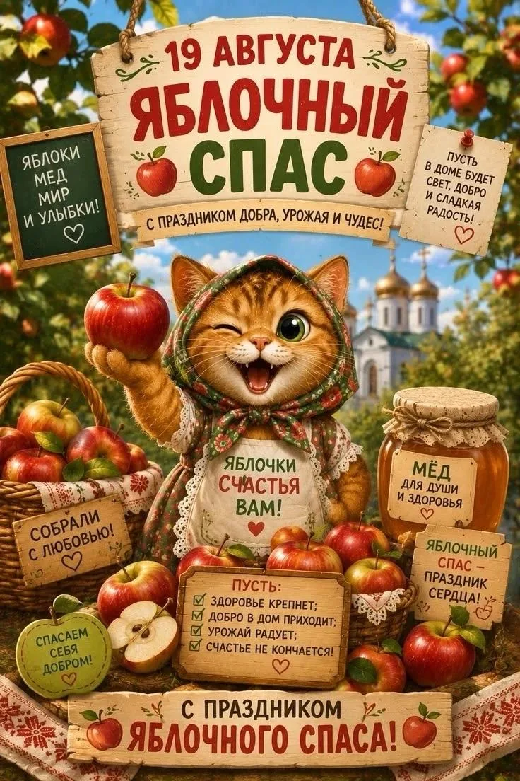 🍎 С Яблочным Спасом!