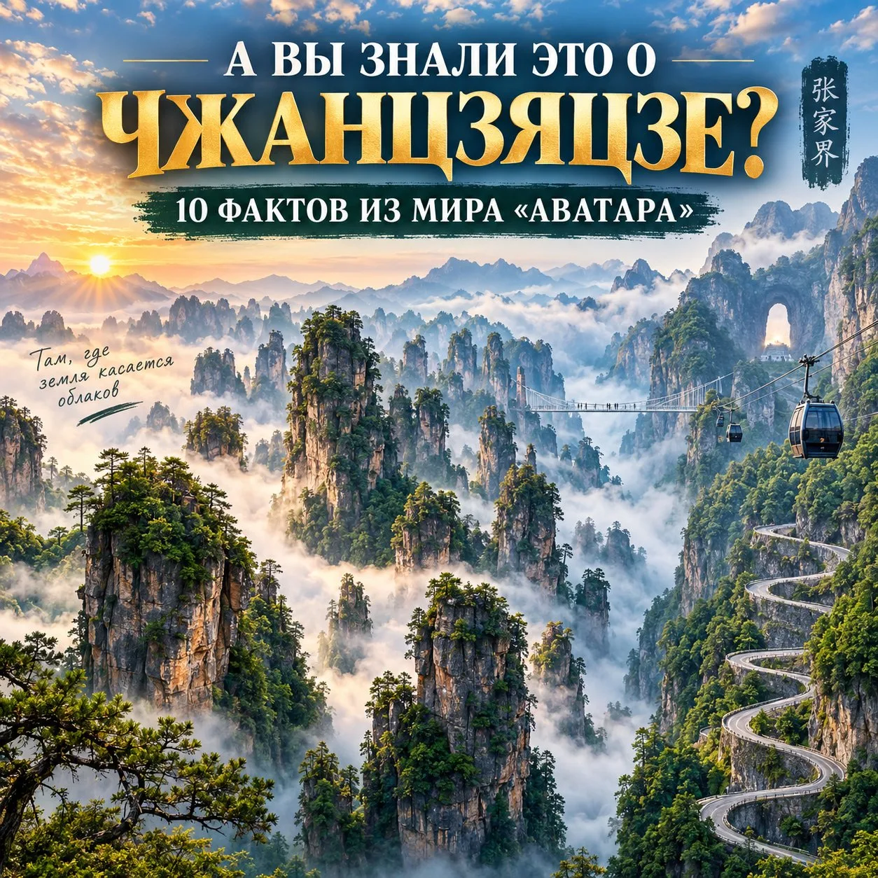 🤯 А ВЫ ЗНАЛИ ЭТО О ЧЖАНЦЗЯЦЗЕ? 10 ФАКТОВ ИЗ МИРА «АВАТАРА»