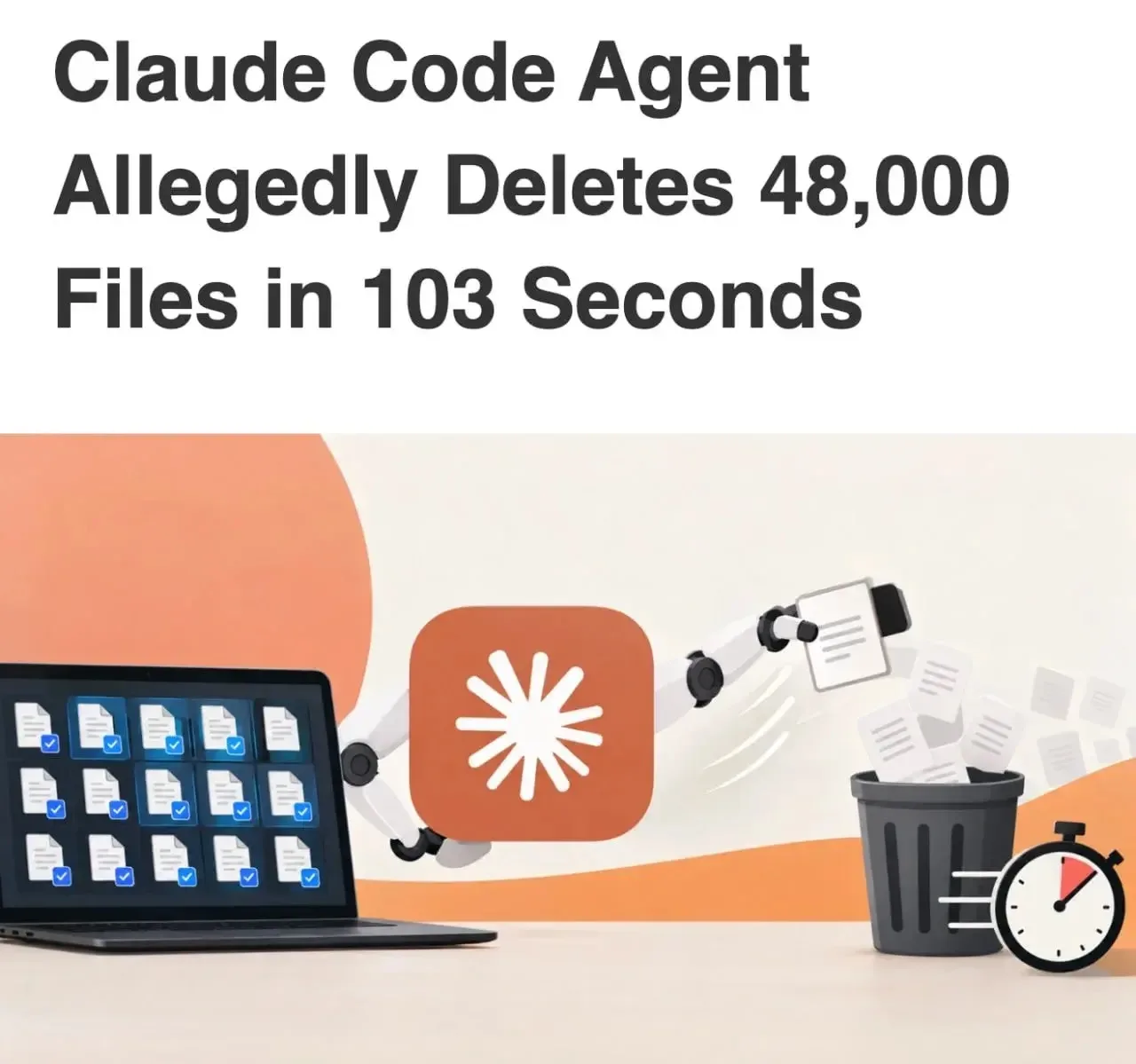 😳 Claude Code УДАЛИЛ 48 218 файлов из рабочего проекта разработчика всего за полторы м...
