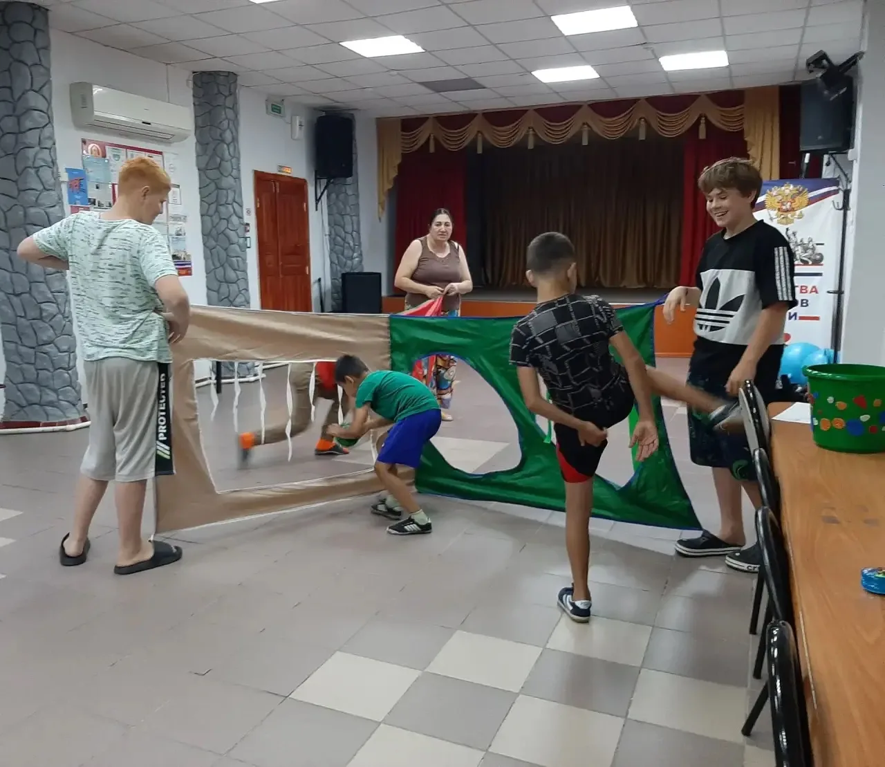 ✨ В сельском клубе х. Долгогусевском прошла игровая программа «Спорту-да!» 👏💪🏻👏