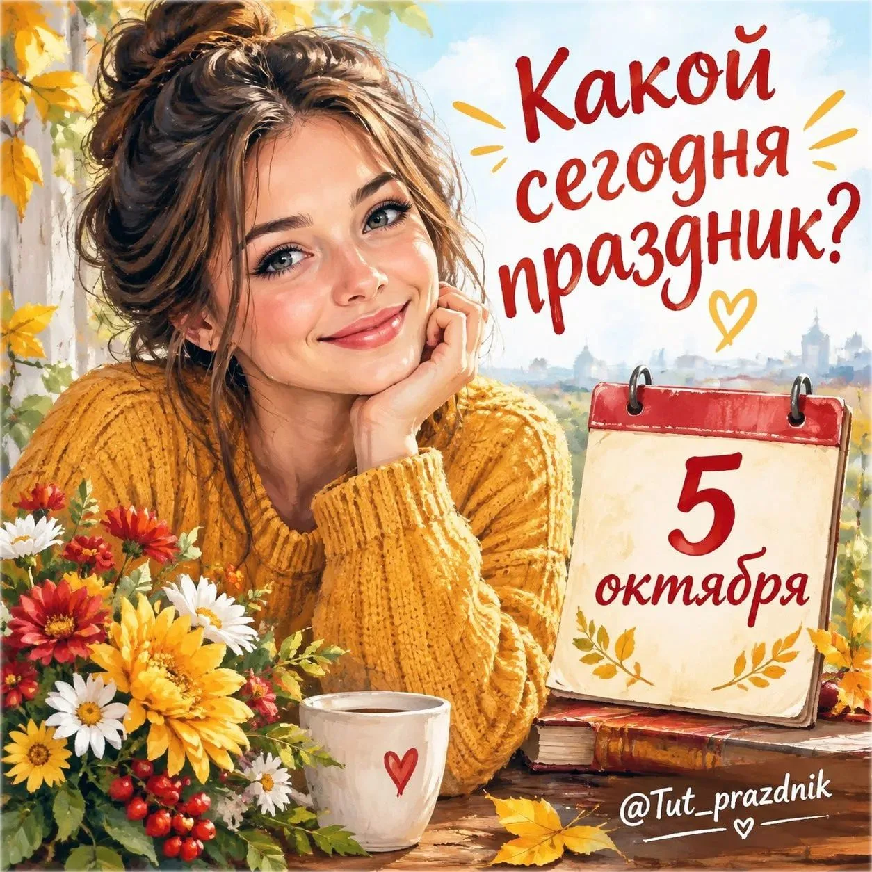 🗓 5 октября – отмечается 23 праздника.