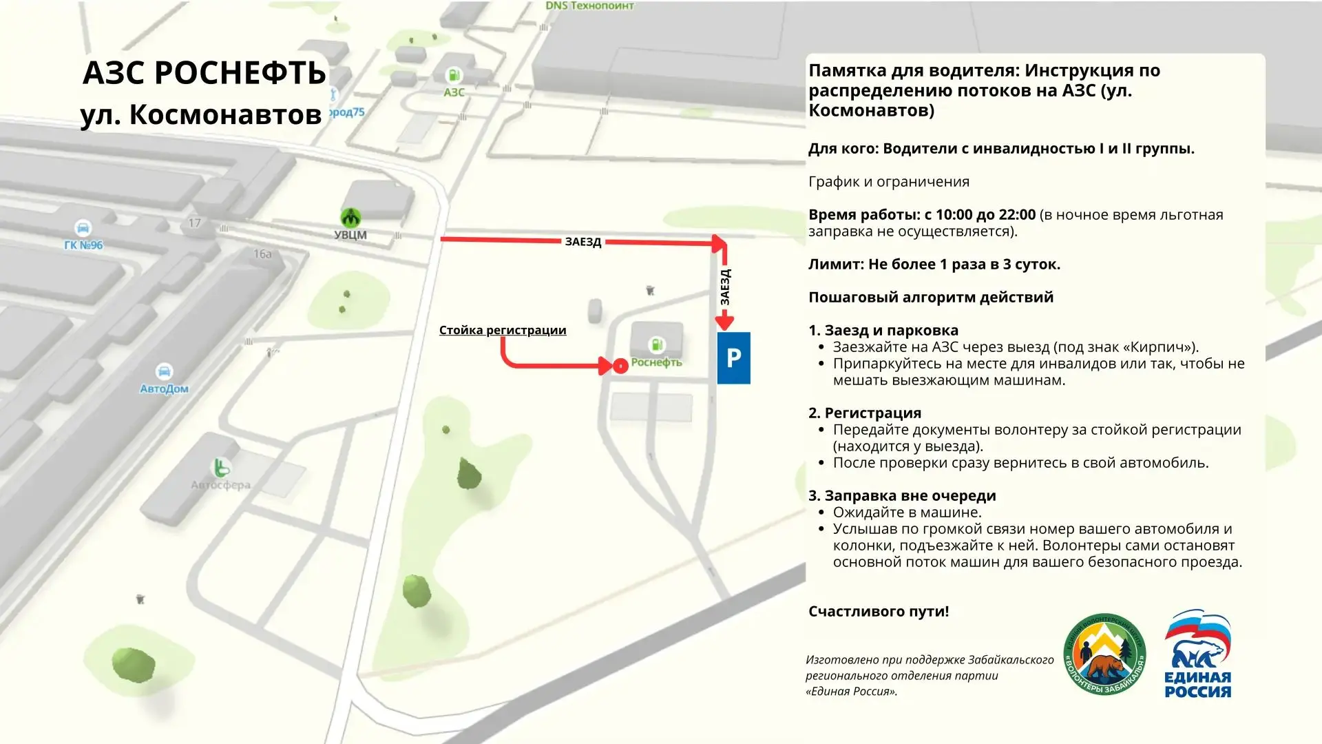 🚗 Волонтеры «Единой России» разработали наглядные инструкции для водителей, чтобы сделать процесс з