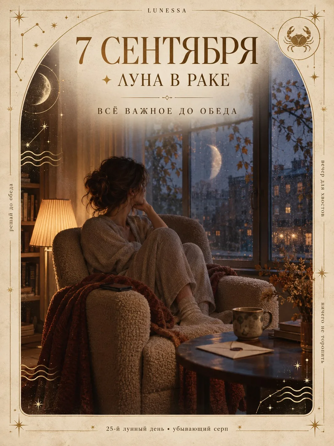 7 сентября ✦ Луна в Раке