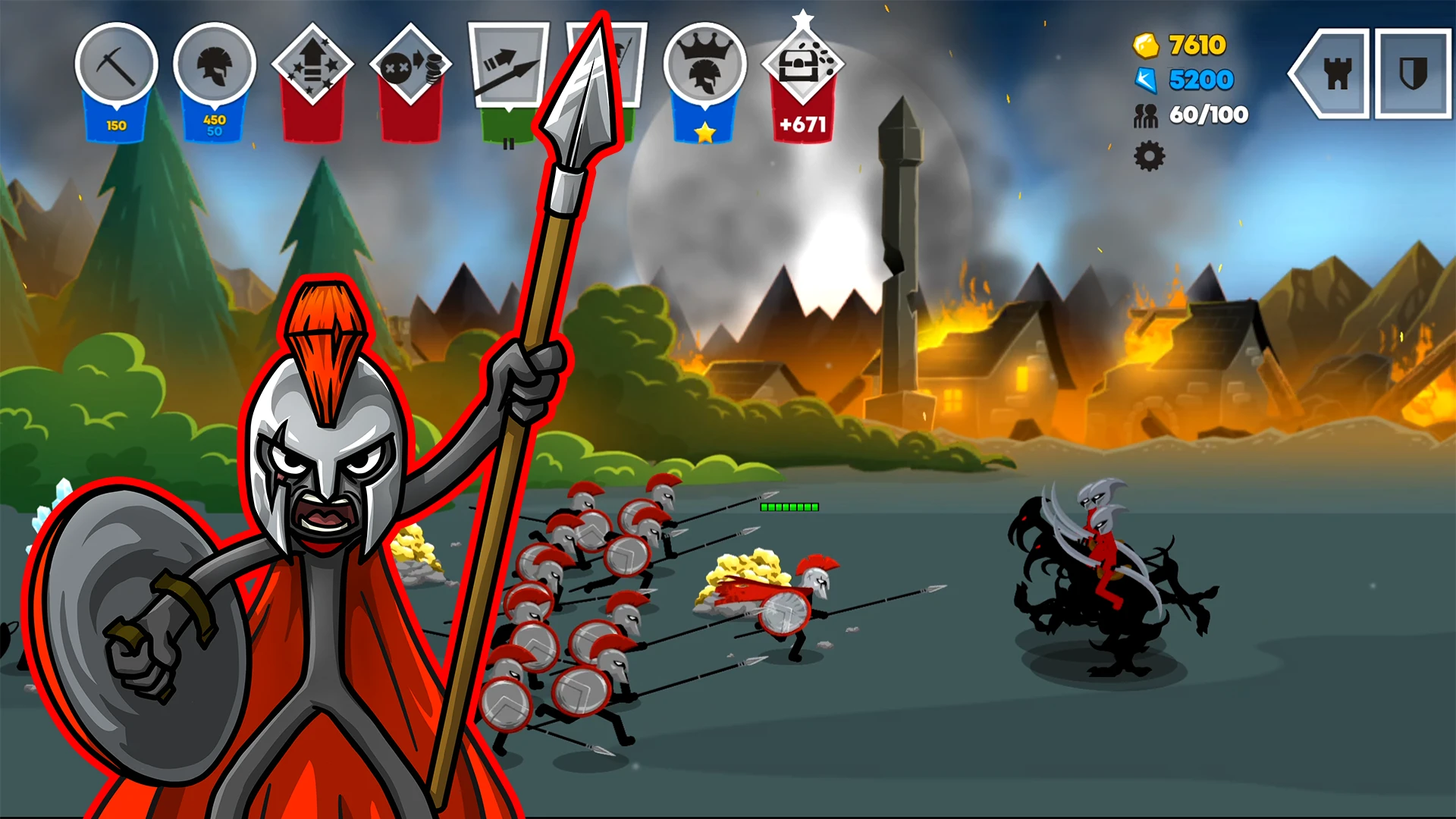 ✦ Stick War: Saga — динамичная стратегическая игра, сочетающая одиночную кампанию, сраж...