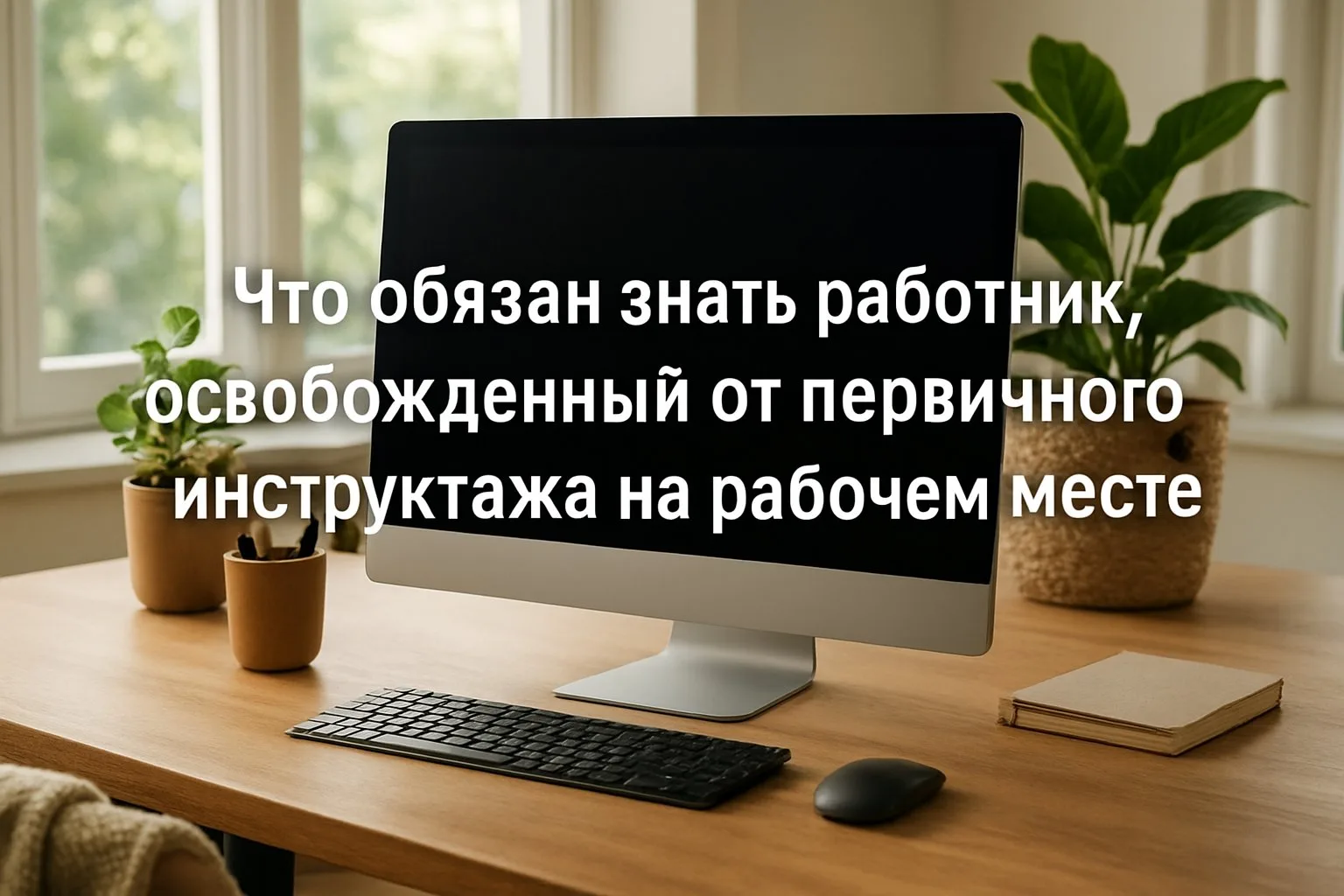 💻 Что обязан знать работник, освобождённый от первичного инструктажа на рабочем месте?
(часть 1: Пе