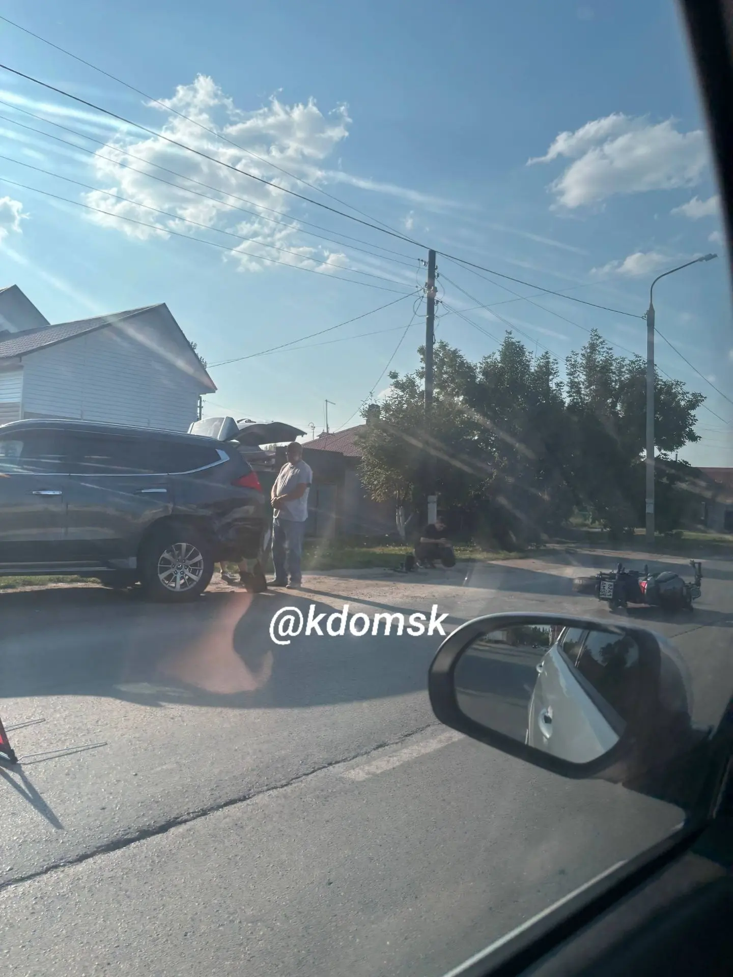 На Шебалдина сбили очередного мотоциклиста. Носятся как не в себя.