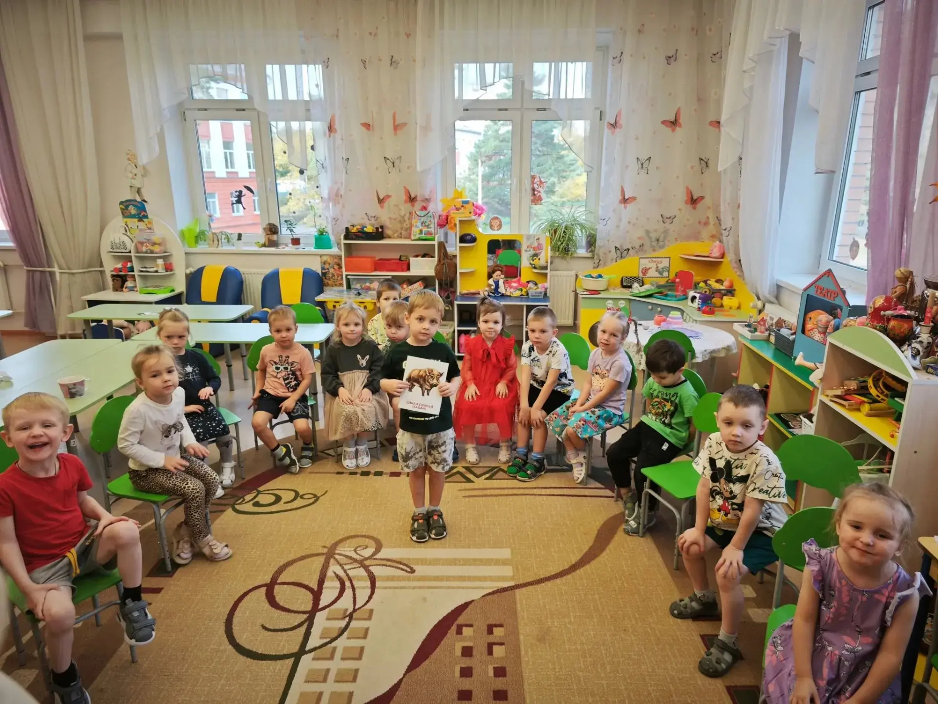 В средней группе «Солнышко» прошла беседа на тему «Доброе сердце»
