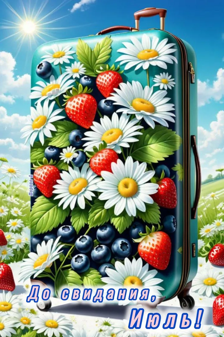 С последним июльским днём! 🌞
До свидания, ромашковый июль! 🌼🌼🌼