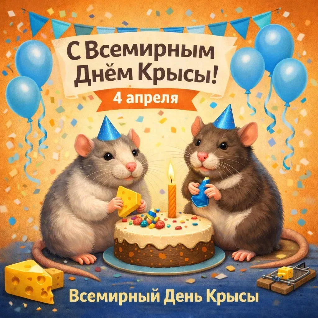 Сегодня — Всемирный день крысы 🐀