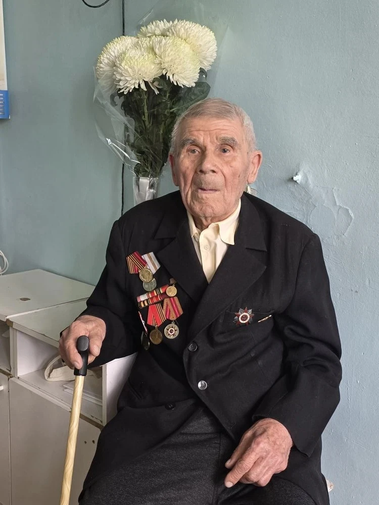 Сегодня в нашей больнице на лечении находится ветеран Великой Отечественной войны  Март...