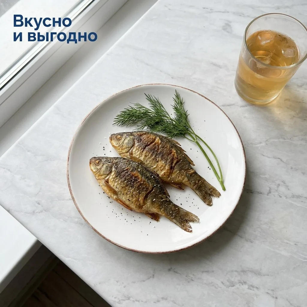 Хрустящие карасики с золотистой корочкой — вкус из детства, который легко повторить дом...