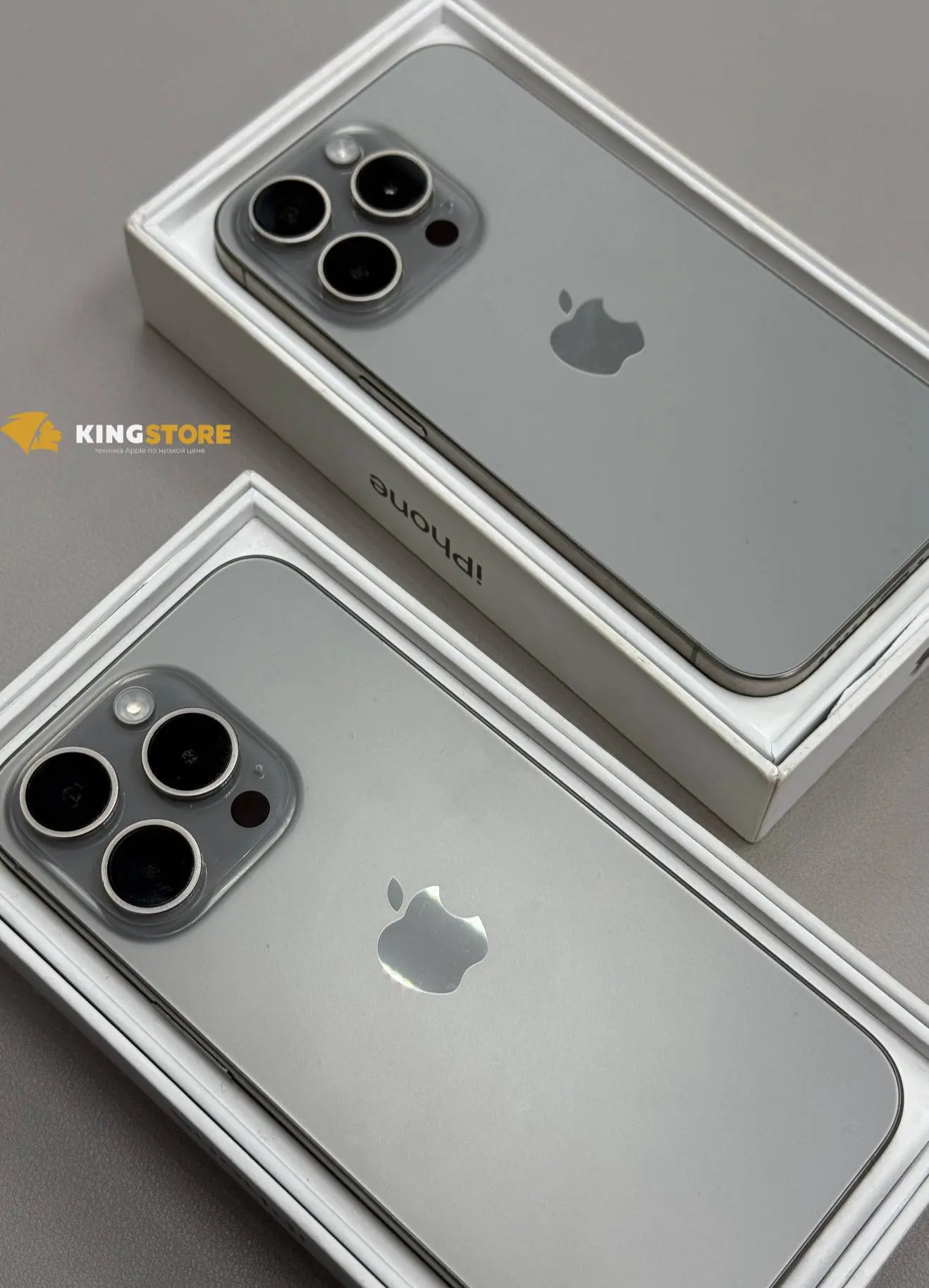 🤍 iPhone 15 Pro  128/256Gb Natural Titanium— состояние как у нового!