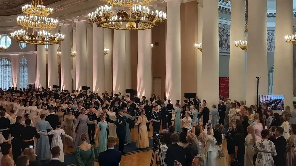 Наши кадеты в Таврическом дворце на III Санкт-Петербургском Кадетском Бале - 20 марта 2026 года  Пос