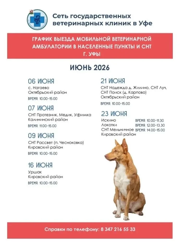 На территории Республики Башкортостан продолжает работу "Ветеринарный поезд здоровья", ...