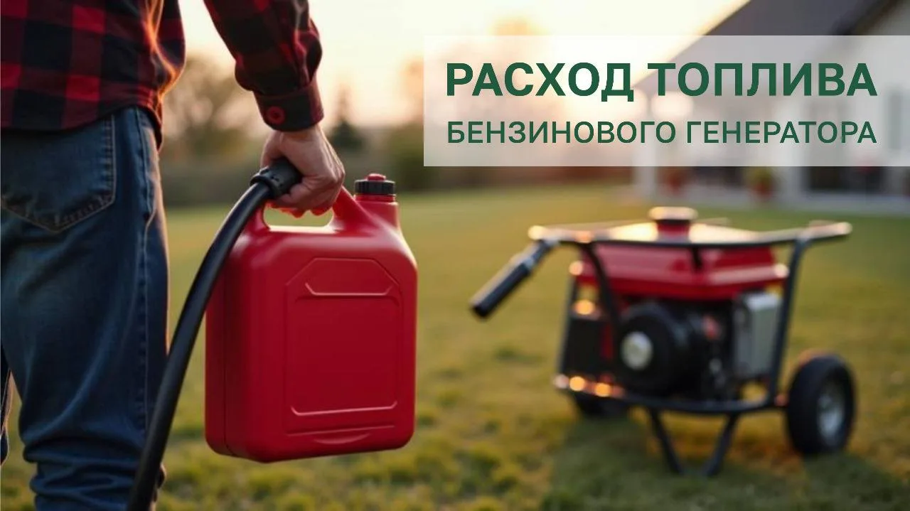👉 От чего зависит расход топлива бензогенератора❓