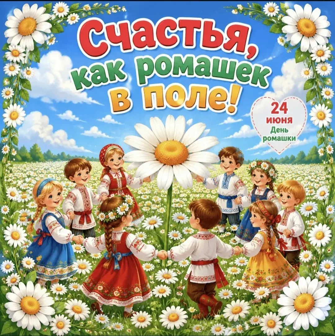 🌼Сегодня в нашей стране празднуют День ромашки! Этот нежный цветок — один из главных символов Росси