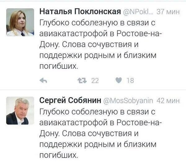 Б**, вот Поклонской больше делать нех**, как твиторы вести. Канешн почти все странички ...