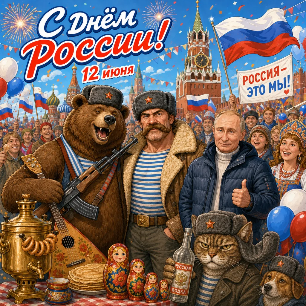Редакция ЛеМо спешит поздравить вас... и нас... и вообще всех с Днём России!