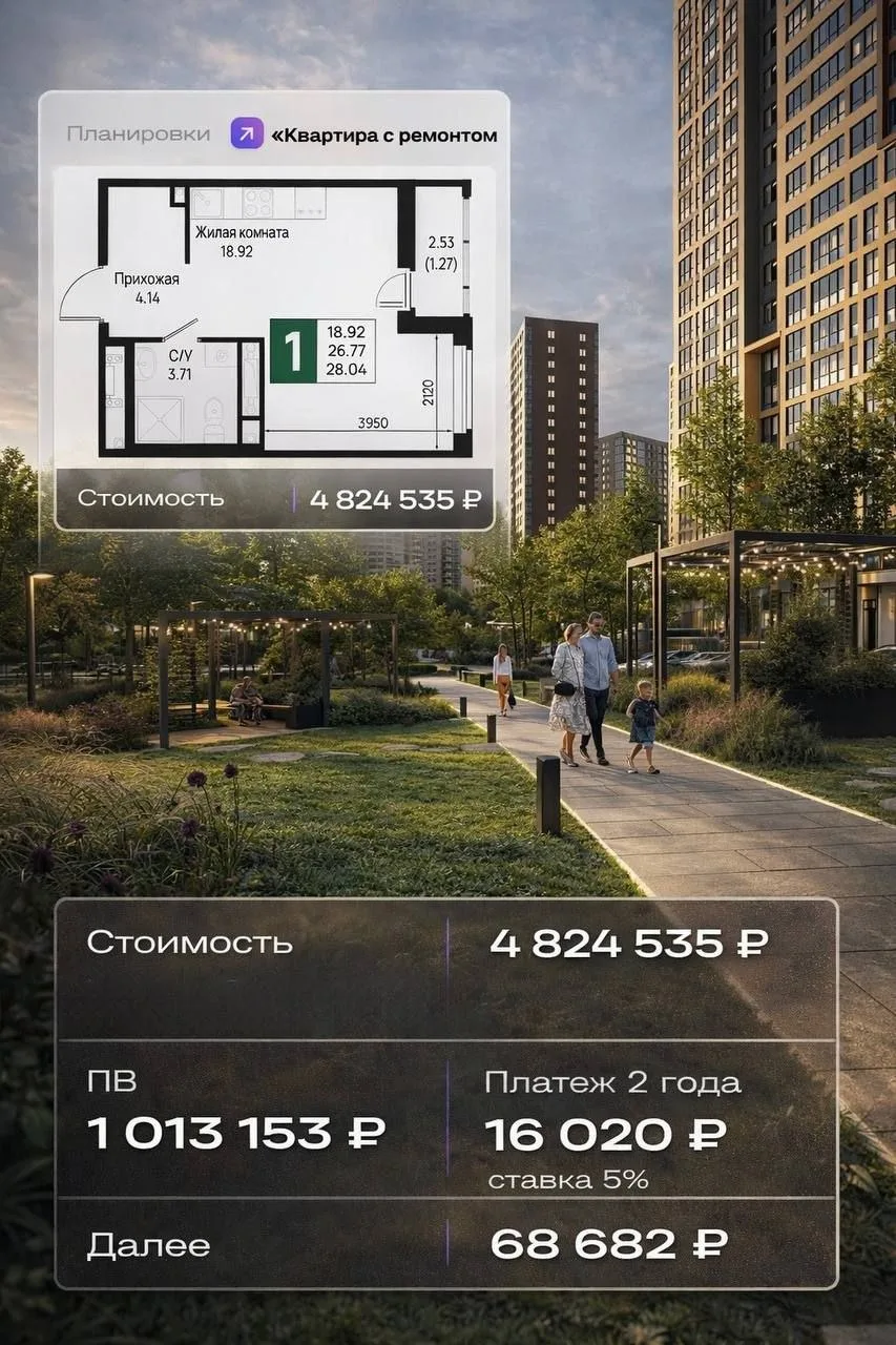 ❗️И конечно кейсы  Пишите Насте, чтобы подобрать квартиру и удобный именно вам способ оплаты  💬+7905