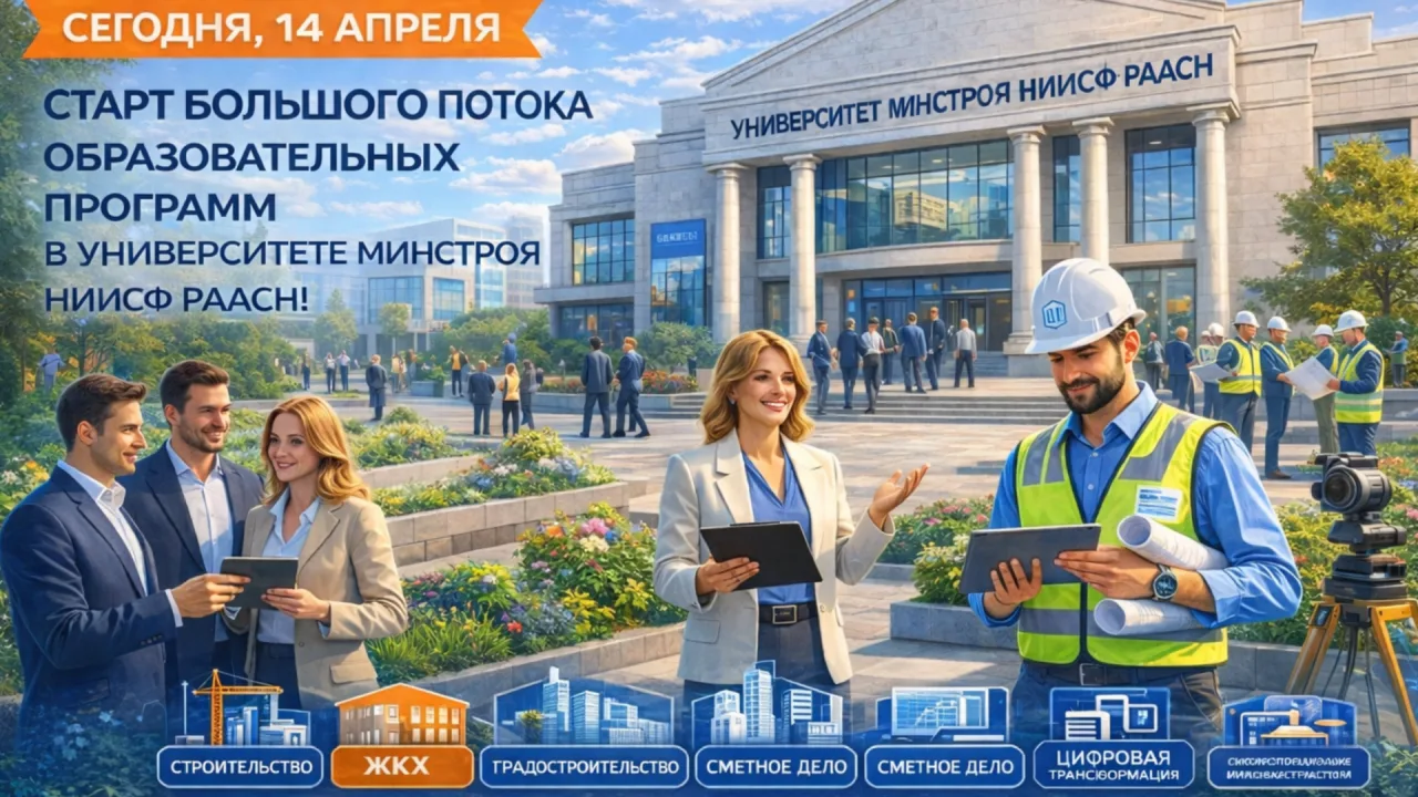 🔔 ЦИФРОВИЗАЦИЯ, СТРОИТЕЛЬСТВО, ЖКХ, ЭКОНОМИКА, ПРАВО И УПРАВЛЕНИЕ — ВСЁ ЭТО СТАРТУЕТ УЖЕ СЕГОДНЯ  ➡️