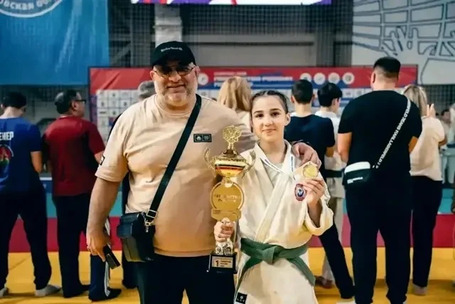 Камилла Ачох заняла первое место в своей весовой категории в Первенстве России по дзюдо...