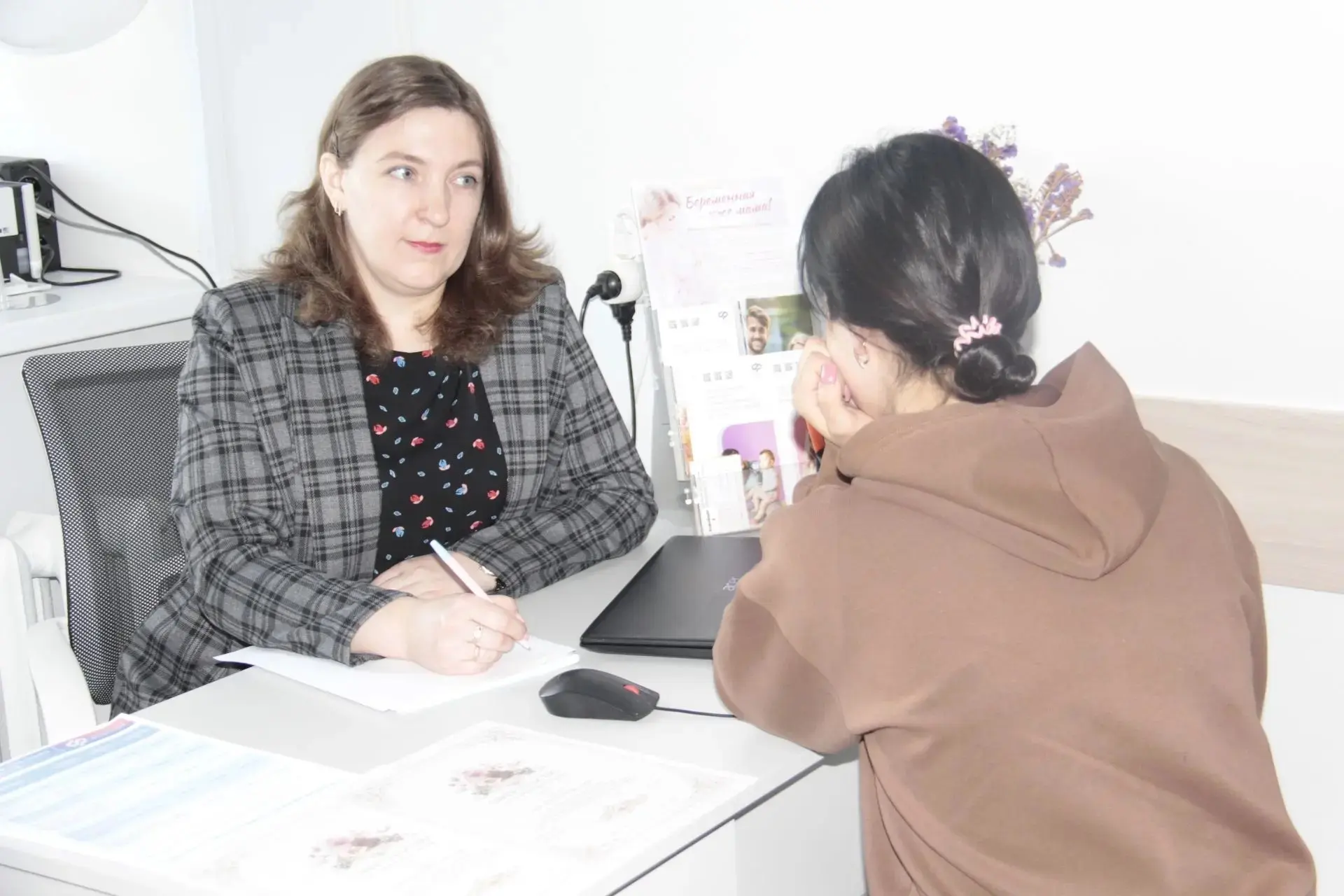 В Амурской области продолжают открываться кабинеты присутствия социальных работников, один из таких 