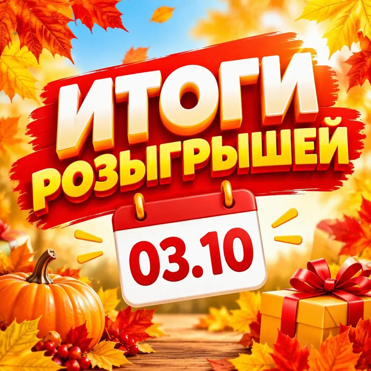 🏁Итоги 03.10🏁