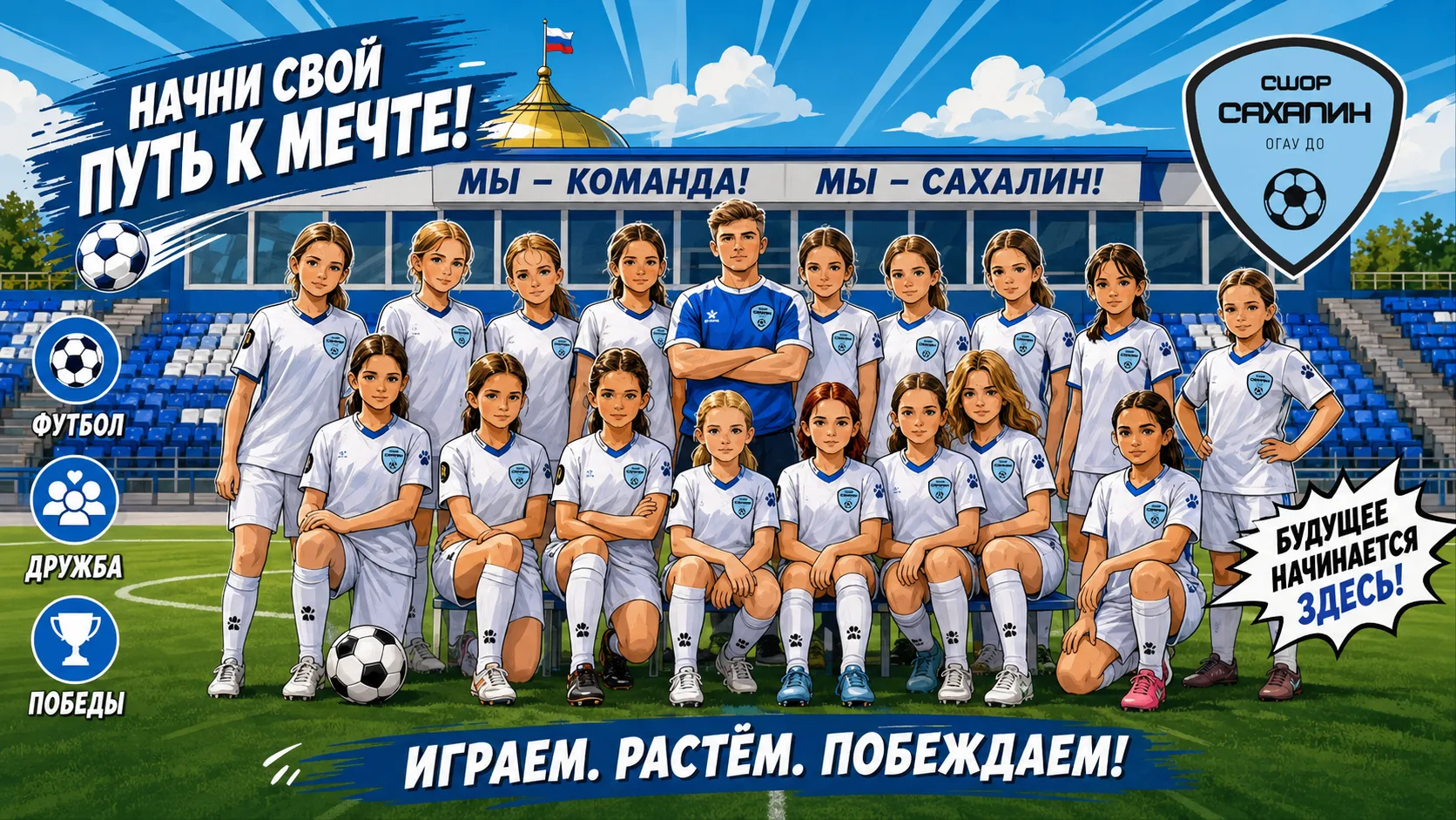 Девчонки, за мяч! ⚽️👑
