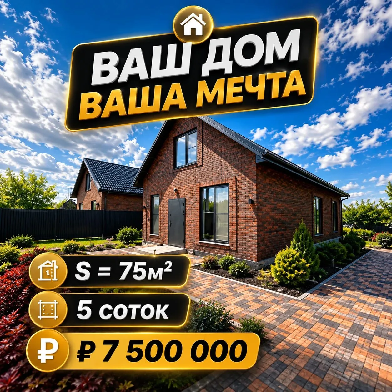 🏡 Ваш новый дом в Краснодарском крае: заезжайте и живите уже сегодня!