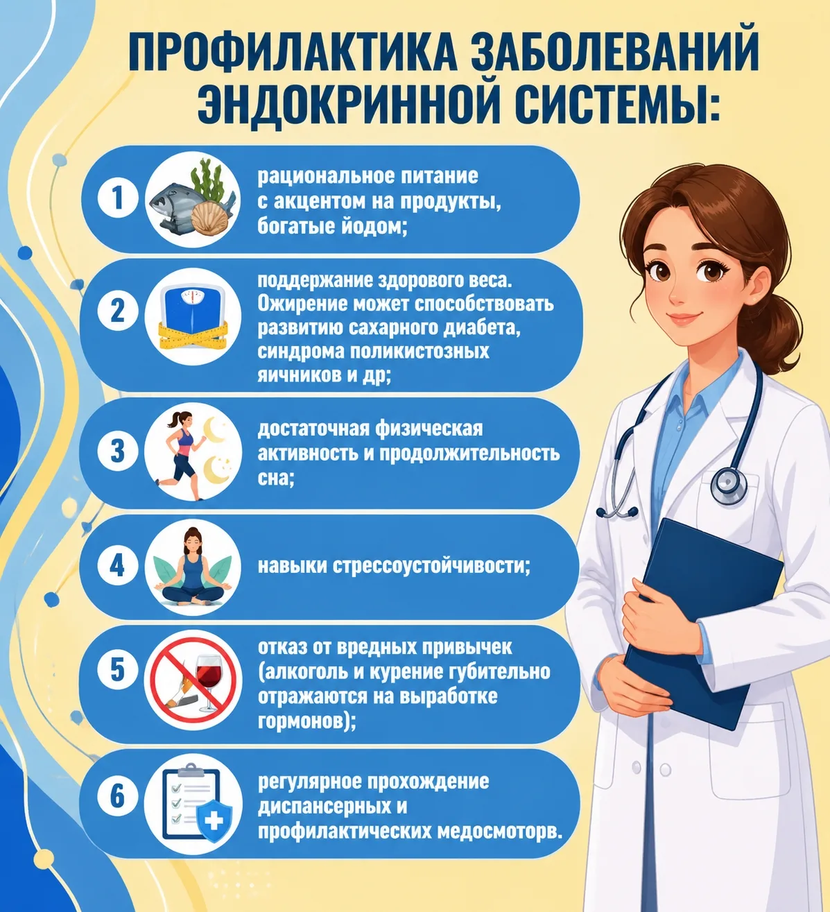 💢Профилактика эндокринных заболеваний: комплексный подход