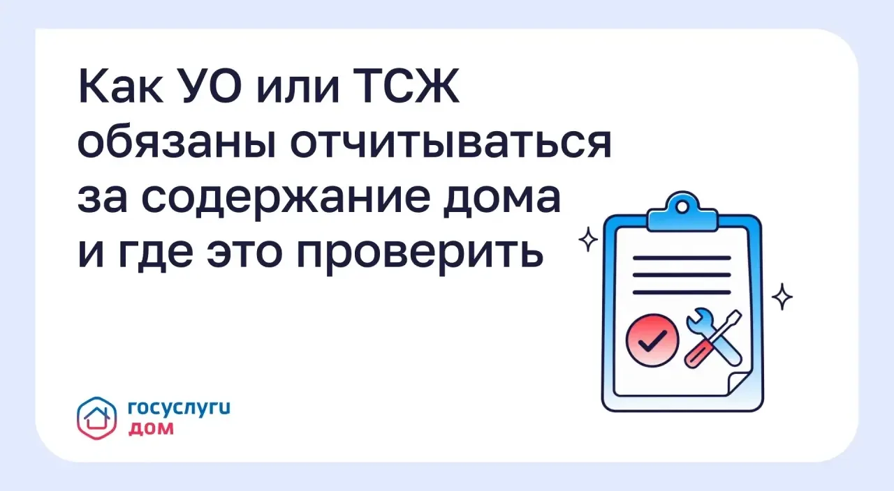 Как УО или ТСЖ обязаны отчитываться за содержание дома и где это проверить