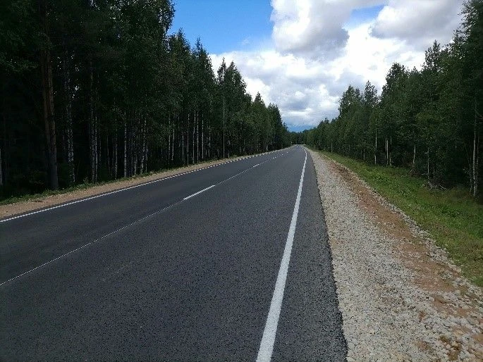 На подъезде к Мещуре завершены дорожные работы